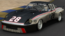 NTS Racing Datsun 280ZX Turbo Sam PoseyFred Stiff