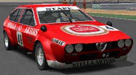 Stape Racing Alfa Romeo Alfetta GTV Michele LauriaQuirin Bovy