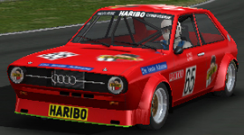 Haribo Racing Team Audi 50 Heinz PutzReinhold Putz